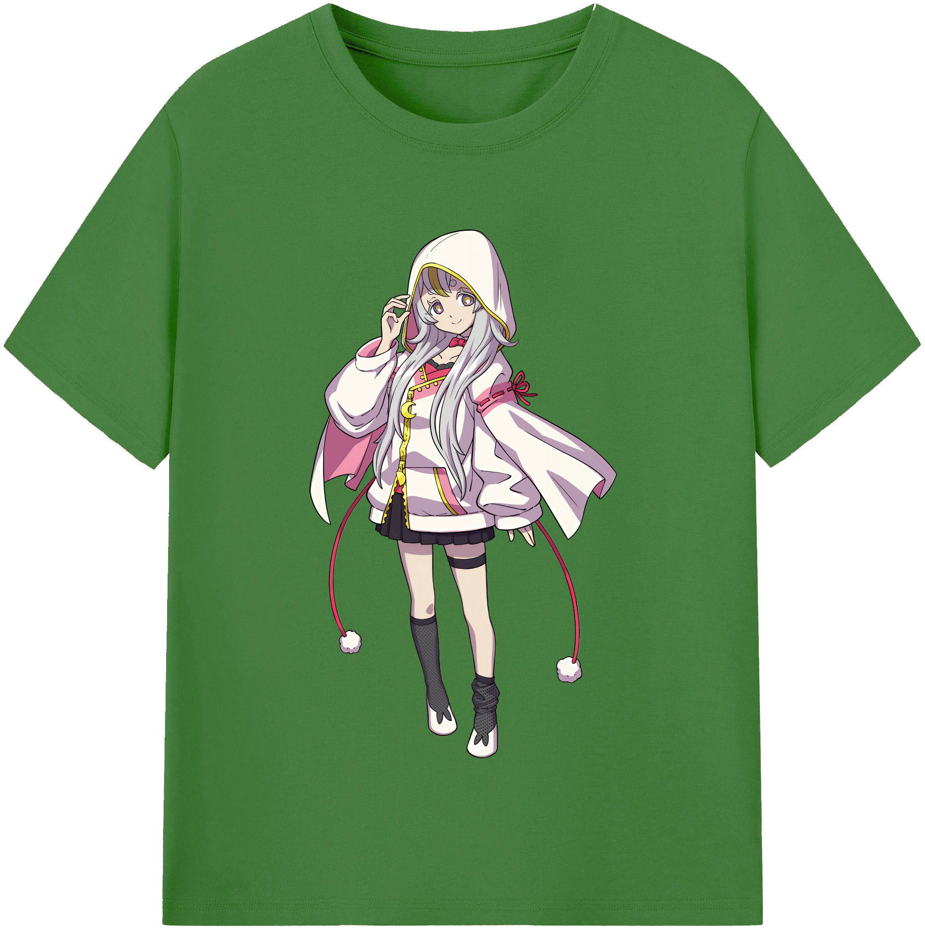 （画像用） 妖怪ウォッチ Yo-kai Watch レディースカジュアルプリントTシャツ（綿100％）